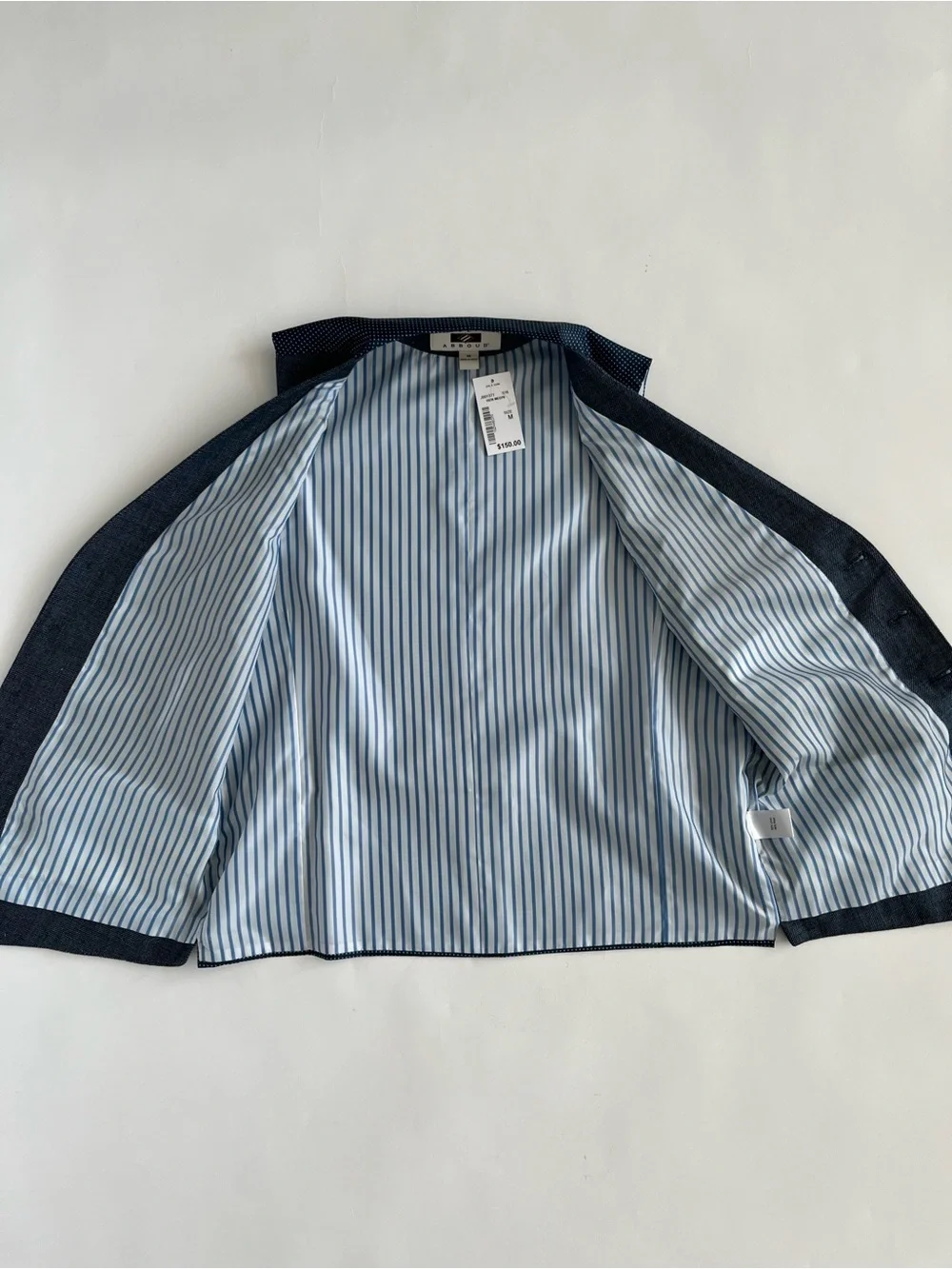 NWT Joseph Abboud Navy Blue Tailored Wool Vest